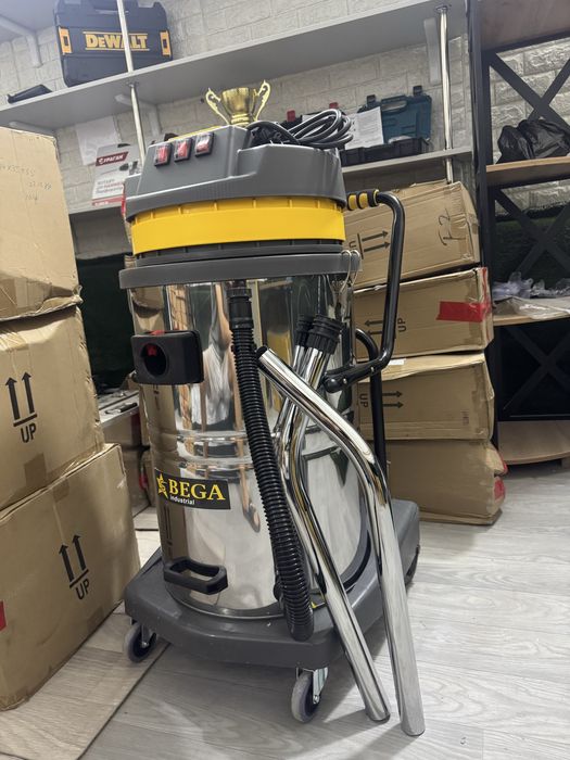 Пылесос трехмоторный 80л, Супер цена, Стоительный пылесос, Большой пыл