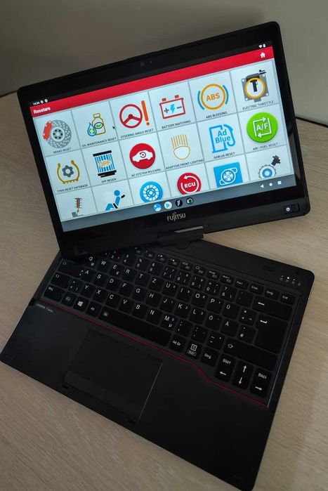 Laptop Tableta Auto Touchscreen DUAL-BOOT: Android + Windows Fujitsu