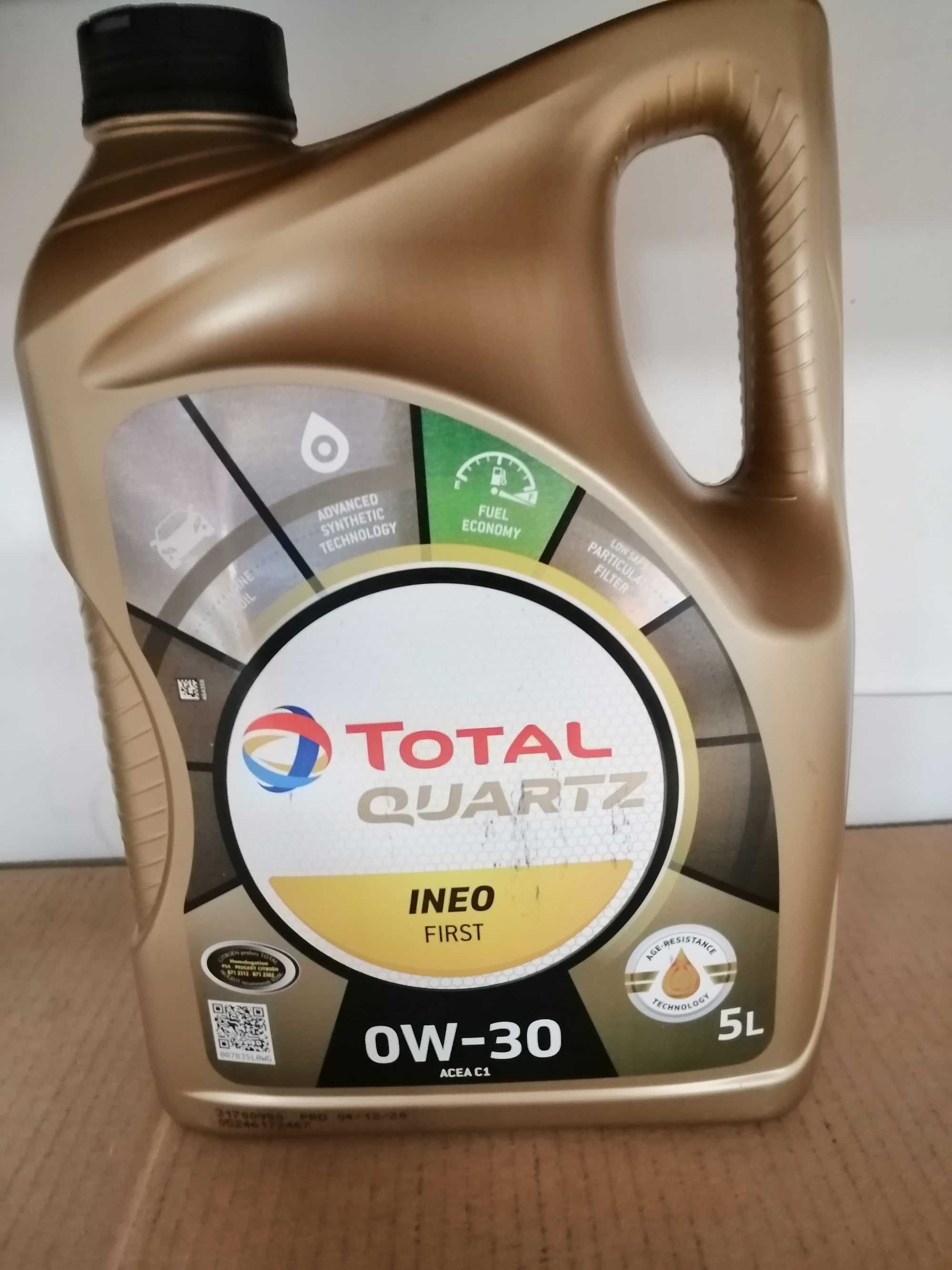 Двигателно Масло, TOTAL QUARTZ INEO ECS, 5W30, 4L