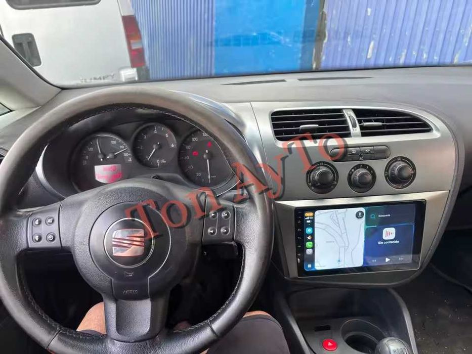 Адаптерна Рамка За Мултимедия Сеат Леон Seat Leon  2005 - 2012 9" инча Андроид Android 2 дин 2 din