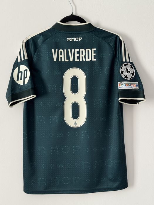 Tricou fotbal Real Madrid Away 26/27 Mbappe Bellingham Valverde Vini