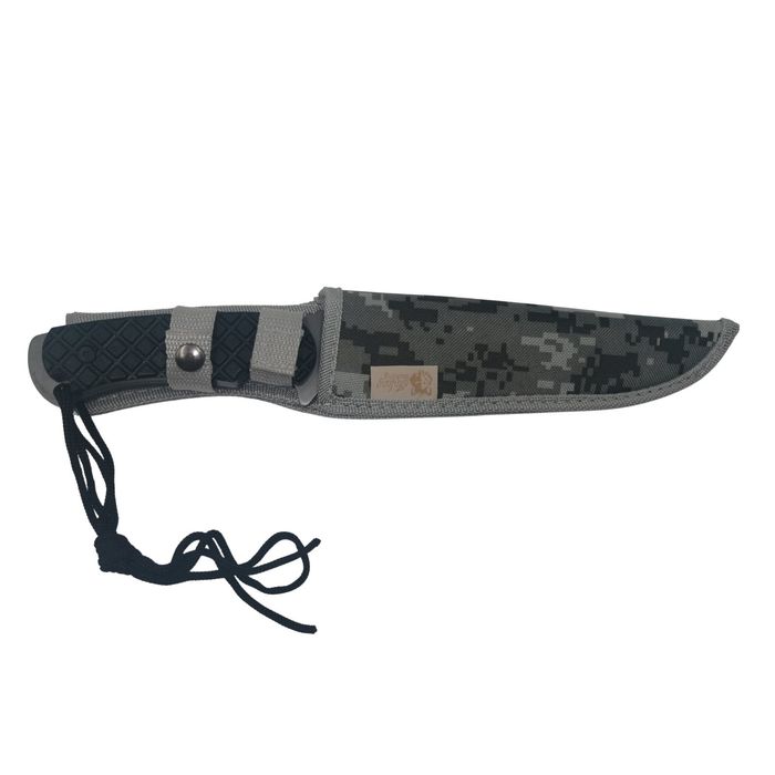 Cutit de vanatoare DEPOX®, camping, Digital Bowie, 31 cm, husa cadou