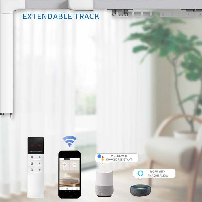 Sine electrice pentru perdele si draperii motorizate - control WI-FI