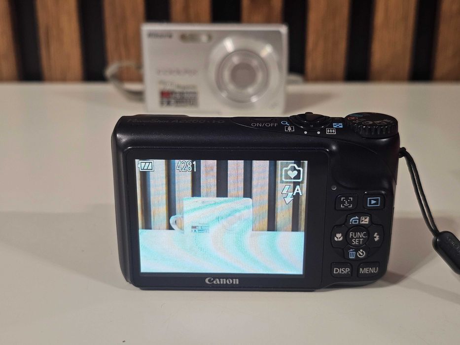 Y2K Aparat foto digital compact Canon A2200 14.1MP 4xZoom