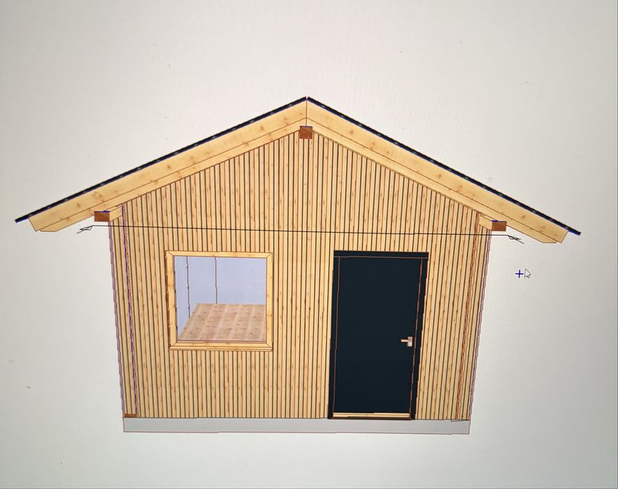Super oferta!! Ultima Cabana din stoc pe structura de lemn 5x6m!!
