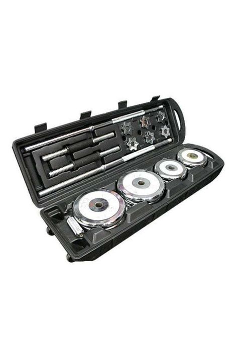 Набор гантели со штангой  кг, б/у