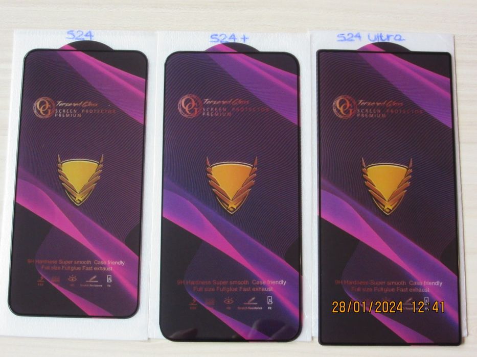 Samsung Galaxy S26 S25 S24 Ultra Plus FE/ OG PREMIUM Стъклен протектор