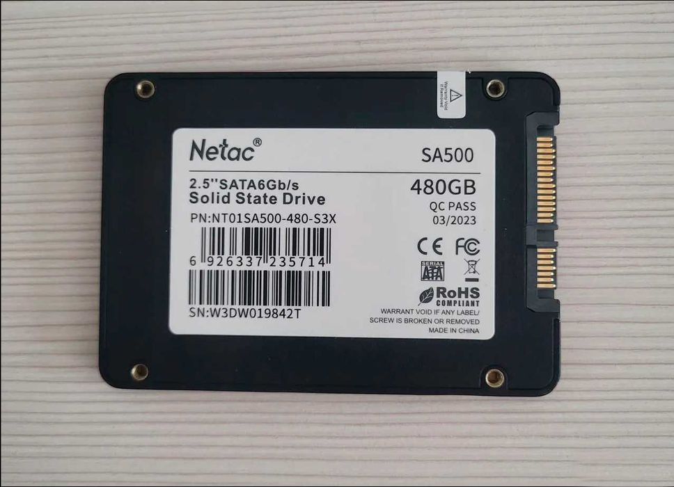SSD - диск Netac 480gb