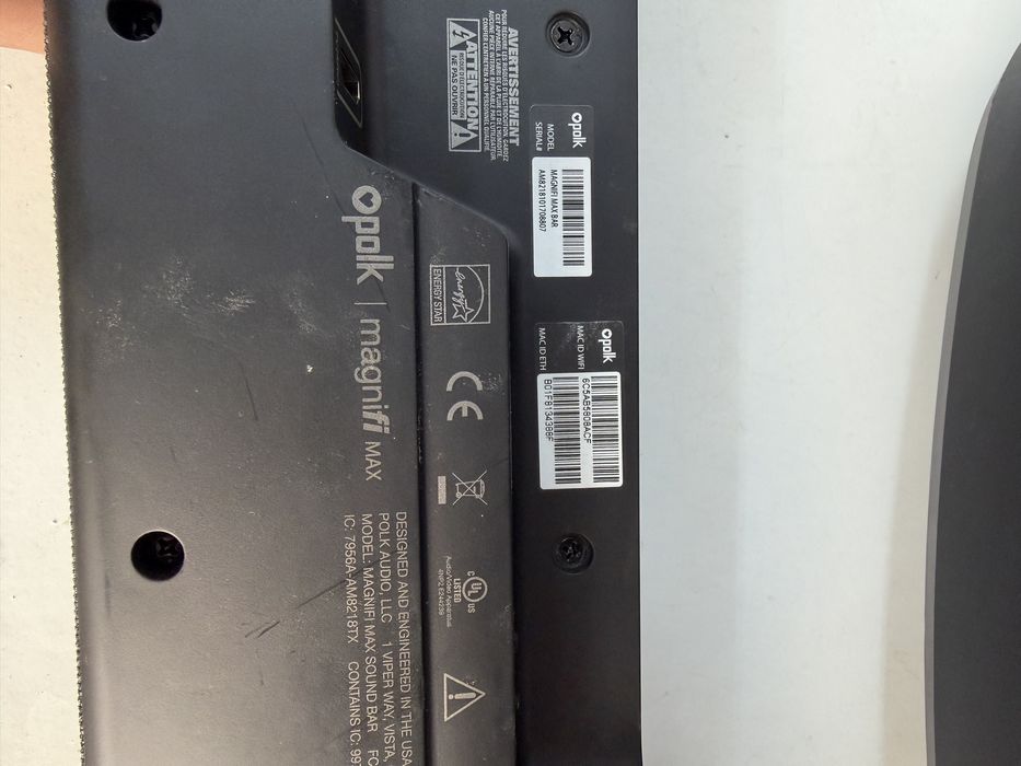 Soundbar+subwoofer Polk Magnifi Max
