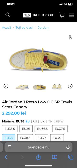 Vând adidasi  AIR Jordan 1 retro