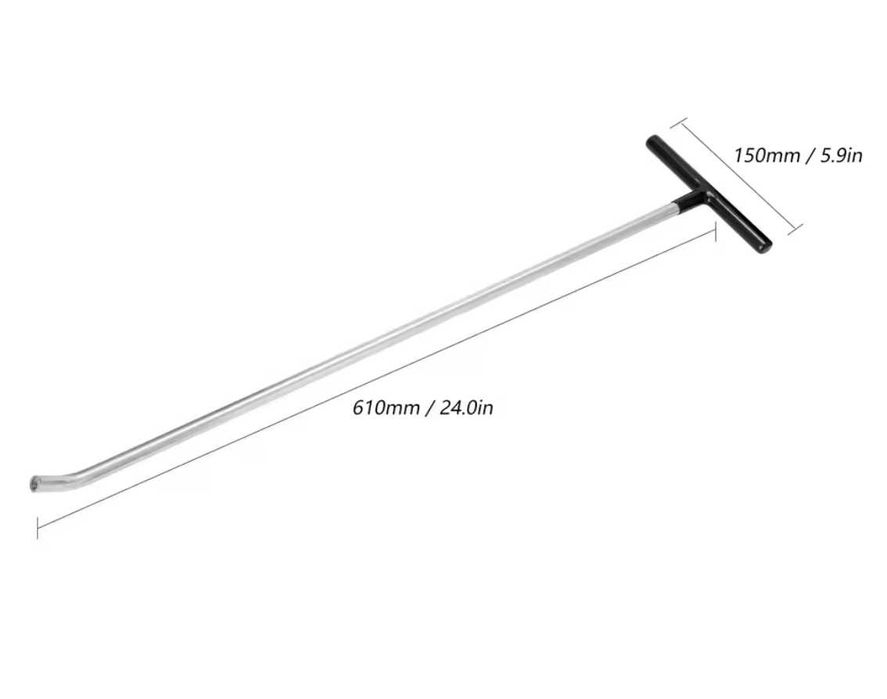 ***PDR  Лост 610 мм със сменяем връх за ремонт на вдлъбнатини-13 части