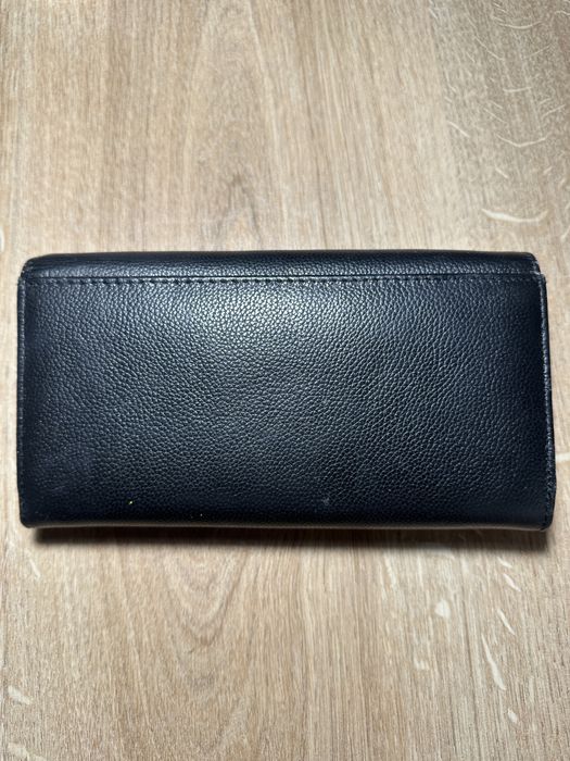 Черен портфейл  от естествена кожа