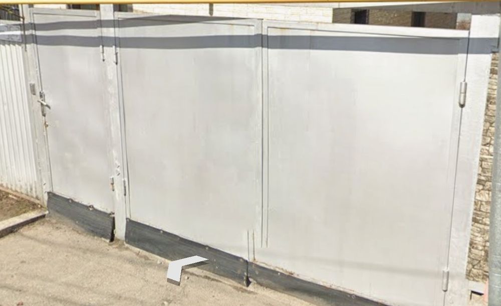 Ворота с калиткой металл