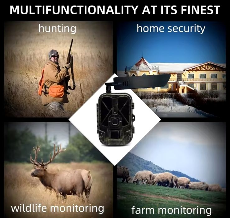 Ловна камера HC-940  Pro-li 4G с 2 комплекта литиеви батерии,Водоустой