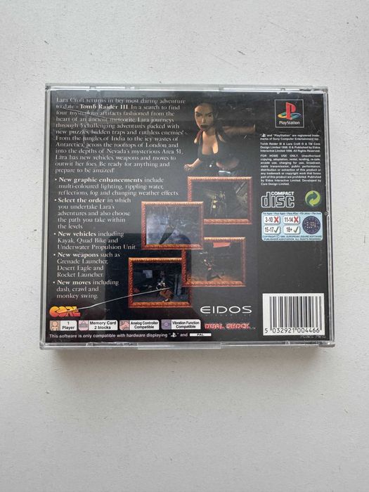 Alien Trilogy,Rayman,Ridge Racer Revolution,Tomb Raider III за PS1 гр ...