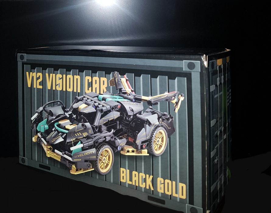 Конструктор V12 Vision Car Black Gold