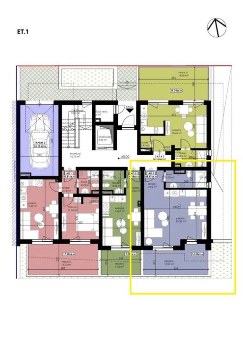 Едностаен апартамент в близост до плаж Хармани в гр. Созопол.