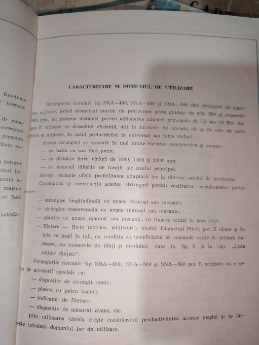 Carte strung  SNA 320,360,400,450,500,560