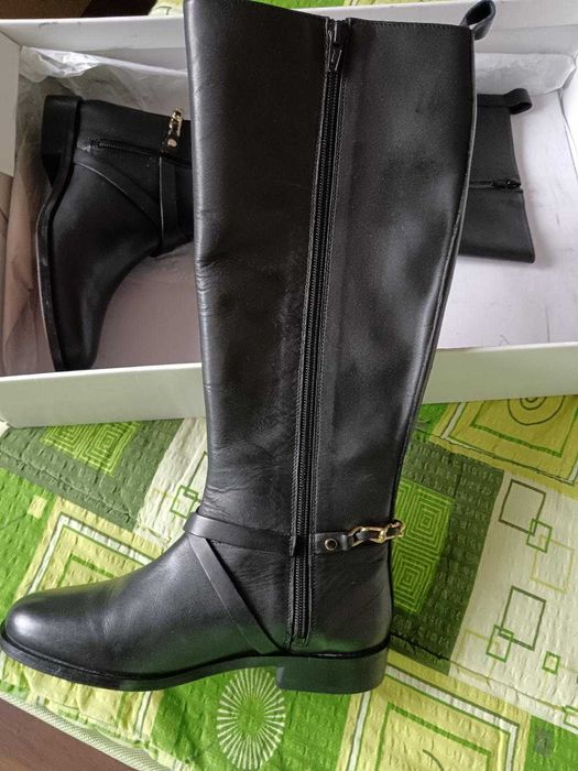 cizme noi, piele naturala inclusiv pe talpa