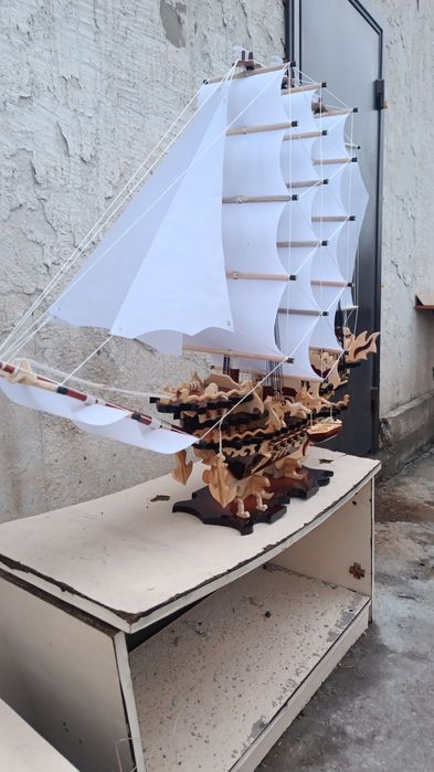 Корабль сувинир ручная работа