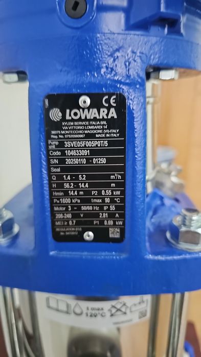 POMPA LOWARA (apa potabila)