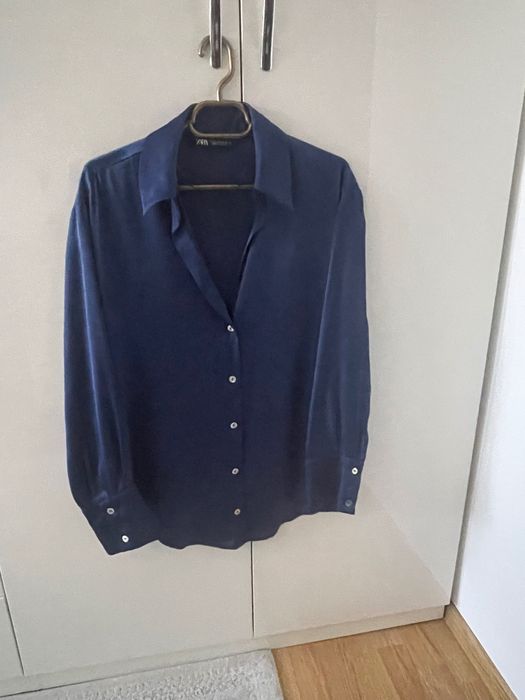 Cămașă Zara satin, mărimea XS