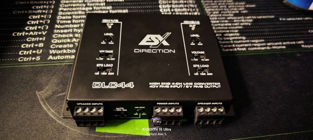 Adaptor convertor auto profesional hi-low Esx pe 4 canale