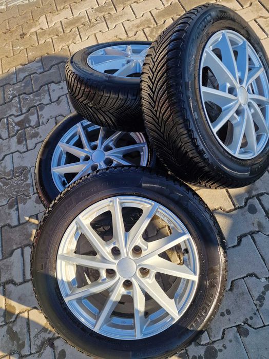 Jante R16 5x112 cu Cauciucuri noi Michelin M+S