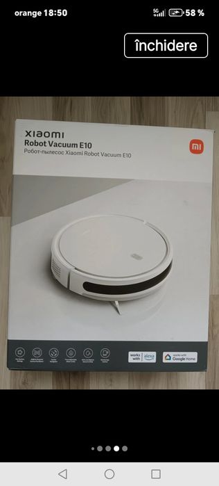 Aspirator Xiaomi e 10 nou în cutie