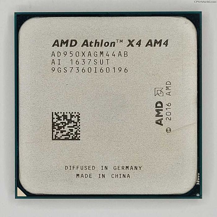 Procesor AMD Athlon X4 950, 3.5 - 3.8 GHz, 65 W, AM4 (Tray)