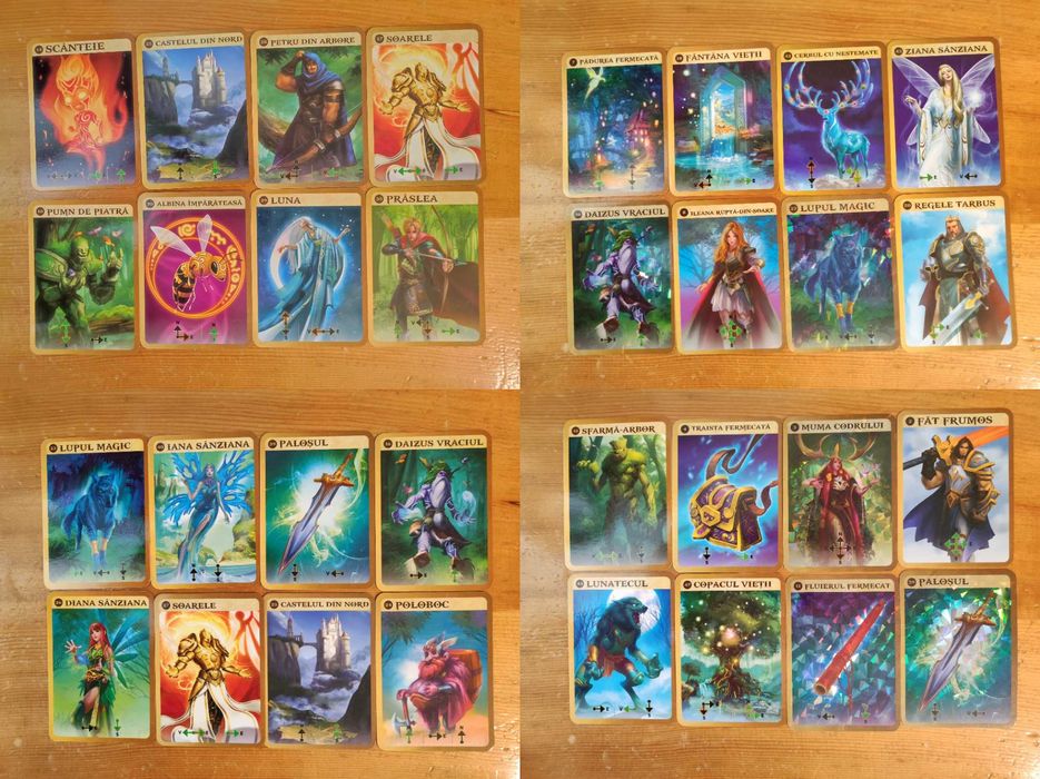 192 CARD-uri Animaterra 1 și 3 + Star Wars Kaufland - Pachet