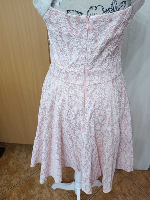 Rochie de vară roz deschis Lashez
