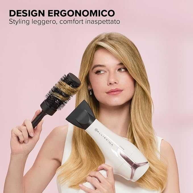 Сешоар Bellissima K9 2600 Light 2300W Бързо Изсушаване , Йонен , Дифузер и четка