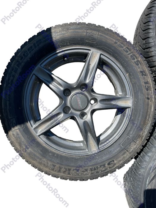 Jante aliaj R15 Vw/Audi/Seat/Skoda cu anvelope de iarna 195 65 R15
