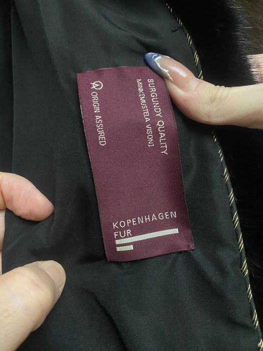 Шуба норковая соболь