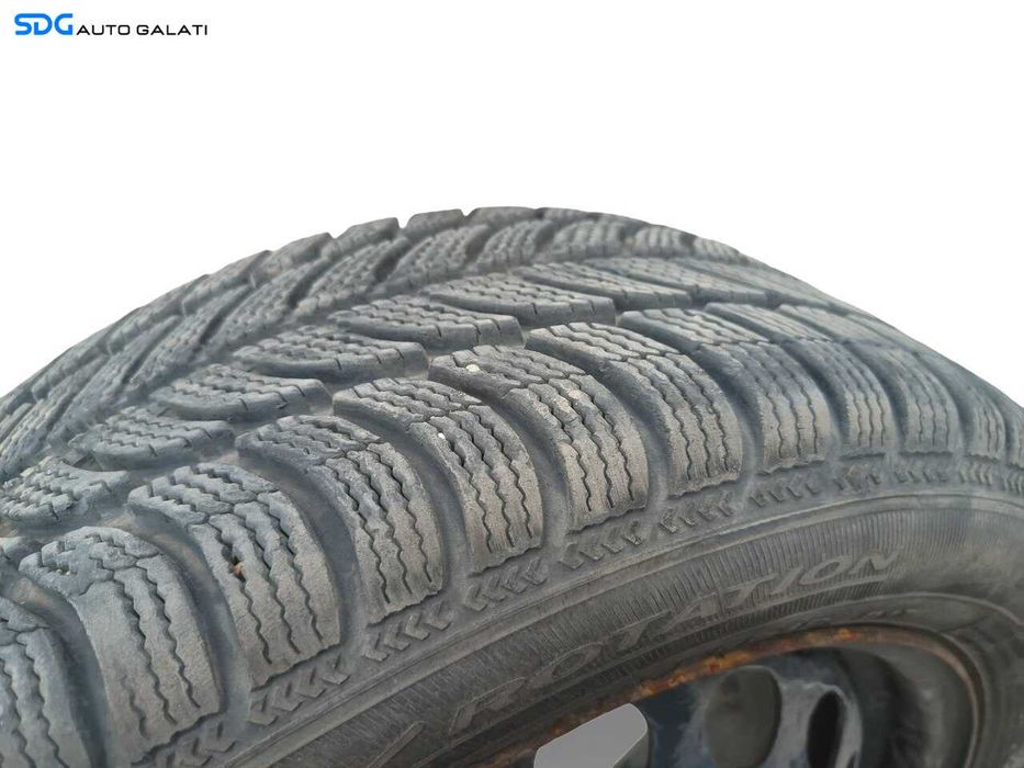 Janta Roata Rezerva Normala Tabla Otel 205 55 16 R16 M+S Volkswagen Jetta 4 MK4 2011 - 2018 (1K0601027A 6 1/2JX16H2 ET50) [JNT0019]