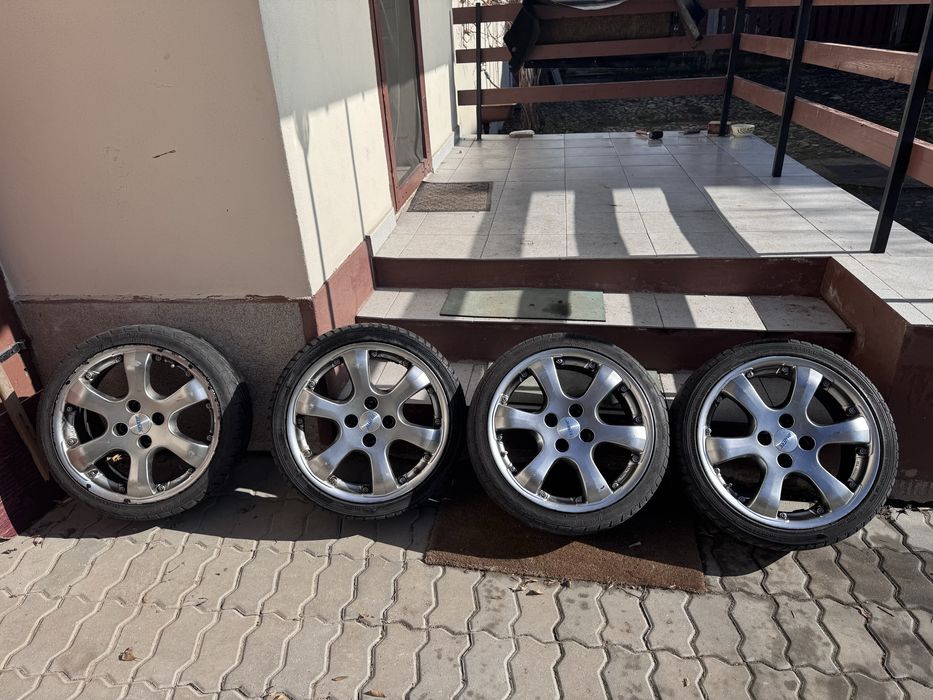 Cauciucuri+Jante Sport R17 ET38 100x4 7J