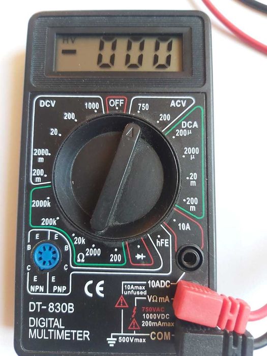 Мультиметр тестер DT-830B