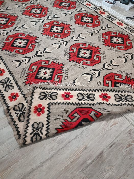 Covor lână țesut manual 2. 04/3.20 m