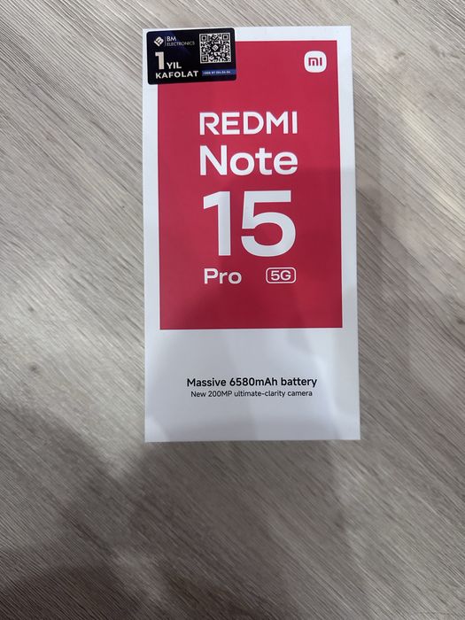 Redmi note 15 pro 5g 8GB RAM 256 GB