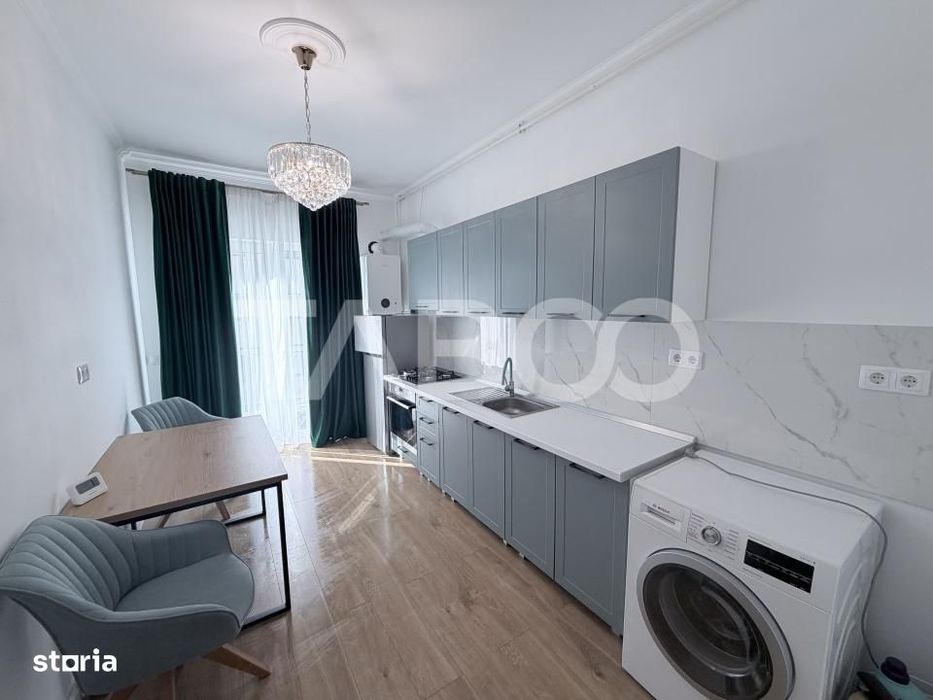Garsoniera 37,5 mp utili etaj 2 parcare balcon boxa Selimbar Sibiu
