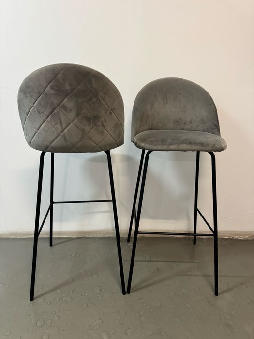 2 scaune de bar catifea Jysk | premium | superbe