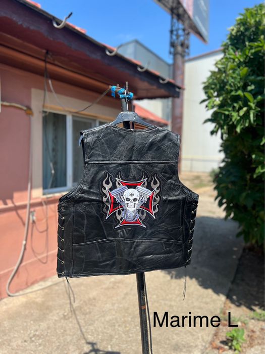 Vand vesta moto chopper rock festival