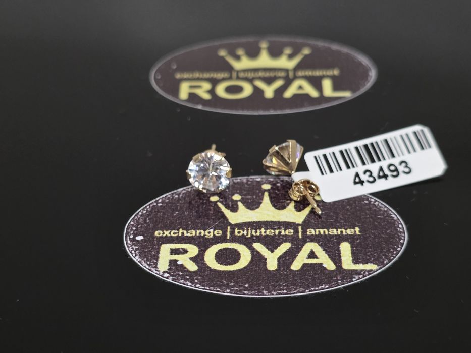 Bijuteria Royal: Cercei aur 14k/1.33 gr