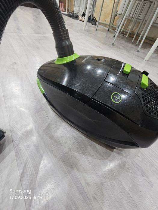 Пылесос в рабочем состоянии