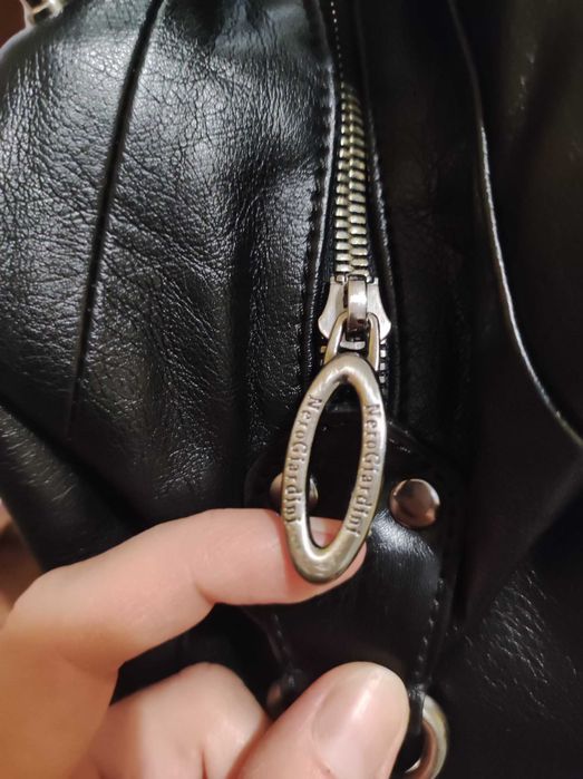 Маркова италианска кожена чанта Nero Giardini, естествена кожа