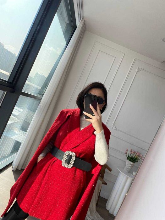 Шикарный кейп пальто