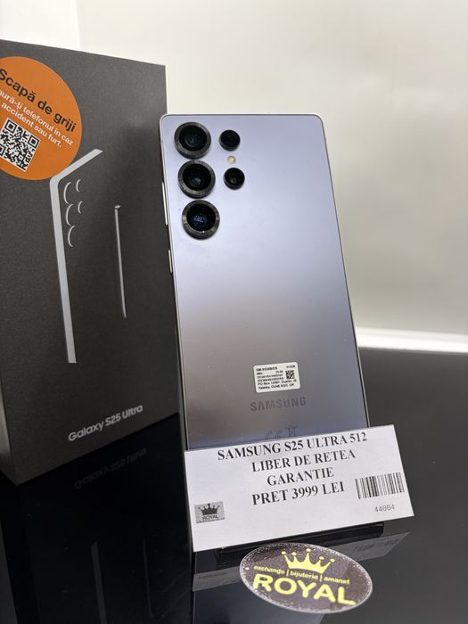 Amanet Royql: Samsung S25 Ultra /512GB/ Liber de retea