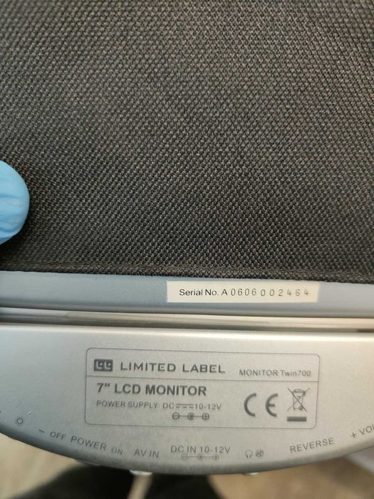 DVD Player dual display auto DVD Twin 700 set complet