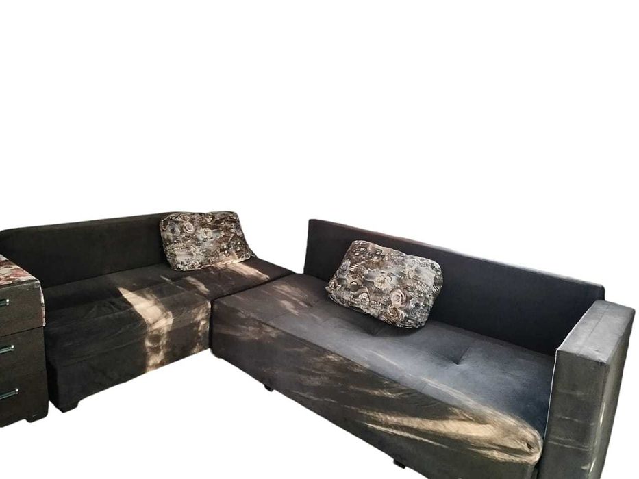 Диван угловой с ящиками